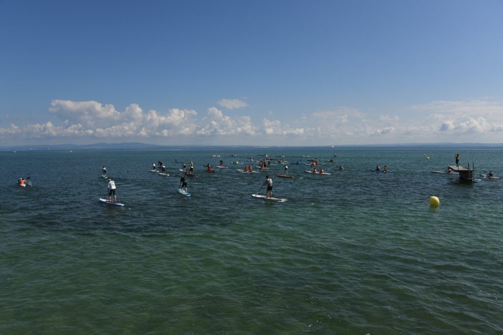 start of paddlers 